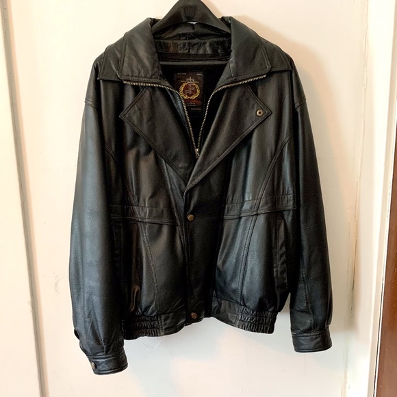 Prestige Leather Black Motorcycle Jacket Large. - Picture 5 of 13